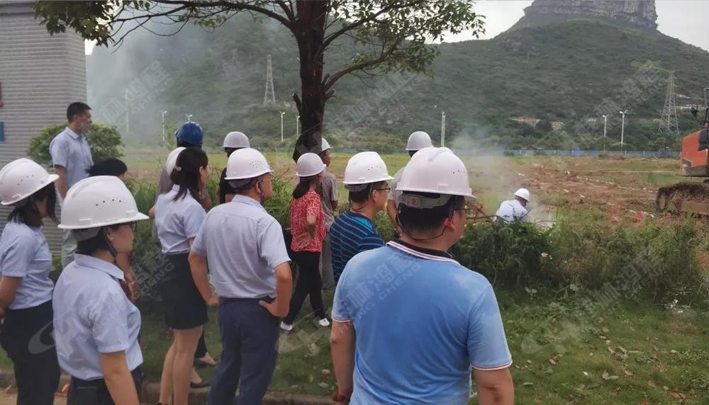 桂林鴻程機電設(shè)備有限公司廠區(qū)2#生產(chǎn)廠房開工大吉！